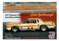 1977NW 1/25 NASCAR '77 Chevrolet Monte Carlo Rally Cale Yarborough Junior Johnson Racing #11
