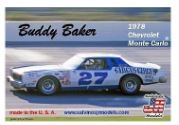 1978O 1/25 NASCAR '78 Chevrolet Monte Carlo Rally Buddy Baker #27