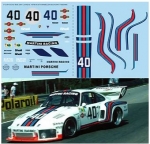 TBD485 1/12 Decals Porsche 935 24H Le Mans 1976 Martini 40 STOMMELEN/SCHURTI TBD485