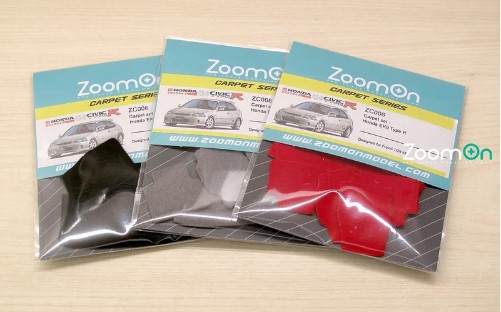 [사전 예약] ZC006 1/24 Carpet set - Honda EK9 Type R - Red