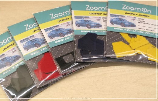 [사전 예약] ZC008 1/24 Carpet set - Mitsubishi Lancer Evolution VI - Blue
