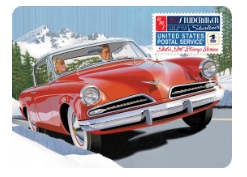 AMT01251 1/25 1953 STUDEBAKER STARLINER USPS WITH COLLECTIBLE TIN