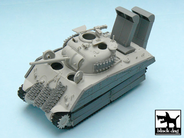 [사전 예약] T48007 1/48 US Marine Sherman accessories set for Hobby Boss 84803, 19 resin parts