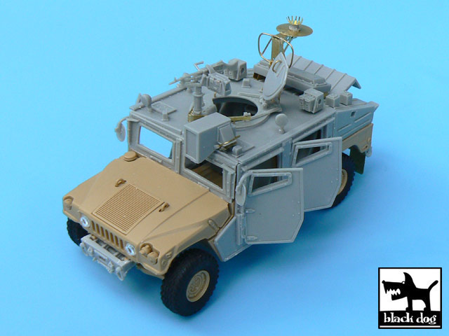 [사전 예약] T48058 1/48 IDF Uparmored Humvee conversion set for Tamiya kit, 50+ resin parts & PE parts