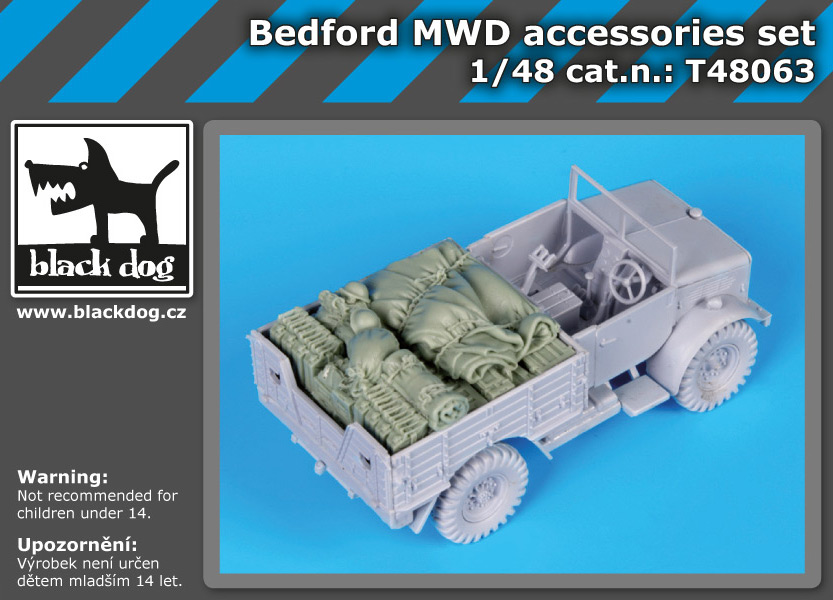 T48063 1/48 Bedford MWD accessories set for Airfix