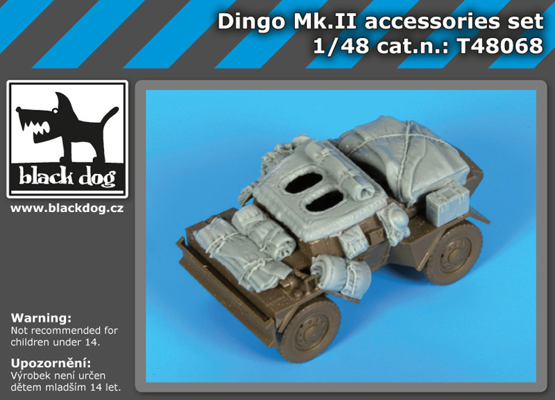 [사전 예약] T48068 1/48 Dingo MK II Aáccessories set for Tamiya