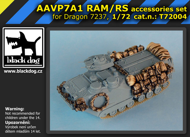 [사전 예약] T72004 1/72 AAVP7A1 RAM/RS for Dragon 07237, 10 resin parts