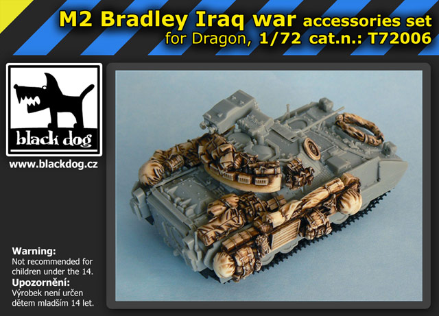 [사전 예약] T72006 1/72 M2 Bradley for Dragon, 16 resin parts