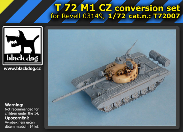 [사전 예약] T72007 1/72 T72 M1 CZ for Revell 03149, 1 resin part