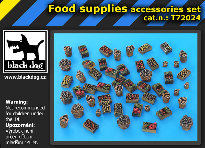 [사전 예약] T72024 1/72Food supplies accessories set