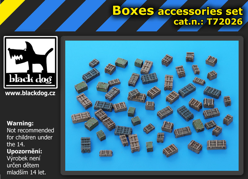 [사전 예약] T72026 1/72Boxes accessories set