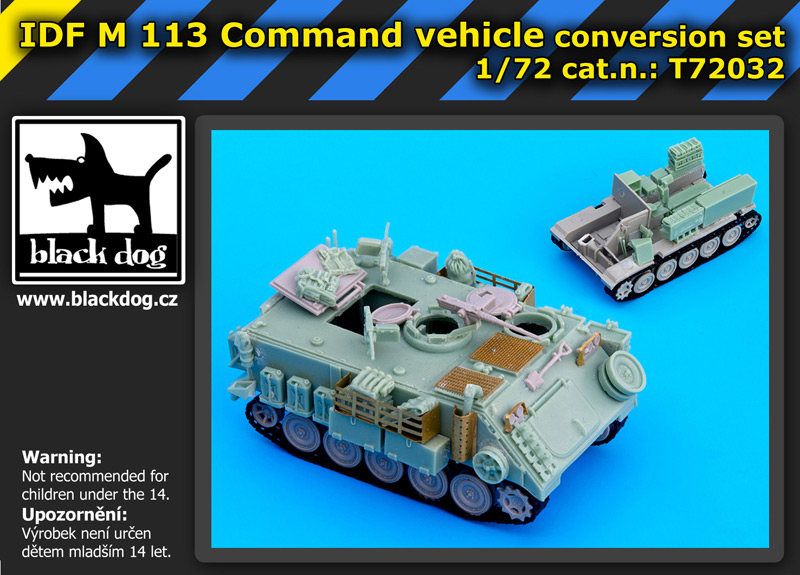 [사전 예약] T72032 IDF M113 Command vehicle conversion set for Trumpeter
