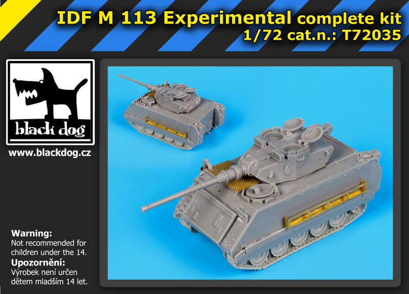 [사전 예약] T72035 1/72IDF M113 Experimental complete kit
