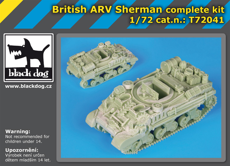 [사전 예약] T72041 1/72 British ARV Sherman for Dragon