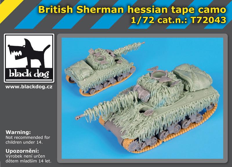 [사전 예약] T72043 1/72 British Sterman hessian tape camo for Dragon