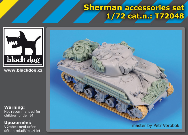 [사전 예약] T72048 1/72 Sherman accessories set for Dragon