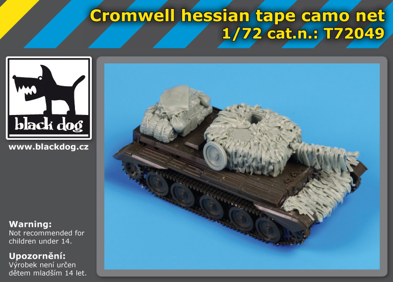 [사전 예약] T72049 1/72Cromwell hessian tape camo net for Revell
