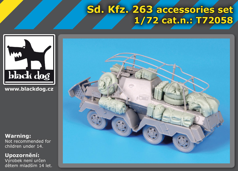 [사전 예약] T72058 1/72Sd Kfz 263 accessories set for Dragon