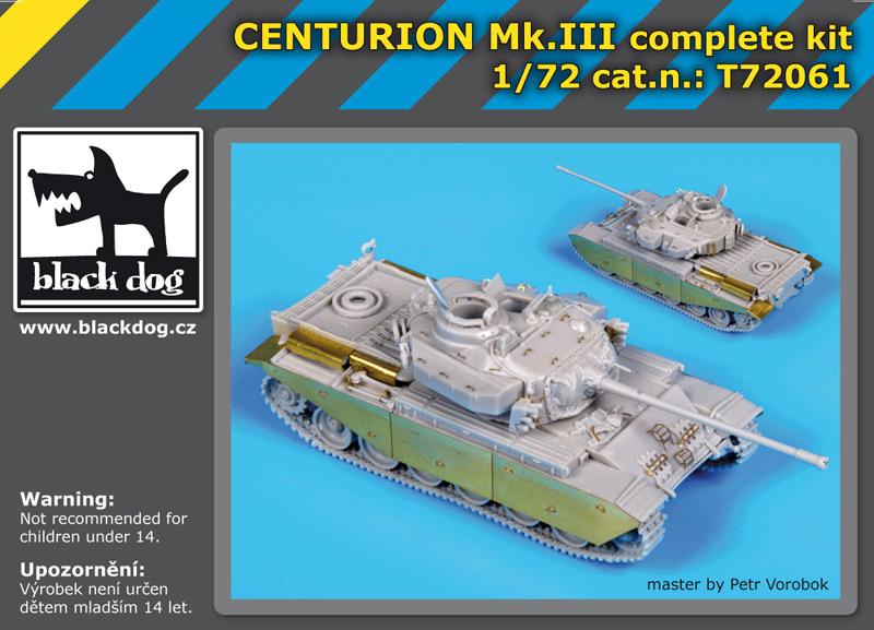 [사전 예약] T72061 1/72 Centurion Mk III complete kit