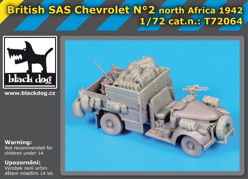 [사전 예약] T72064 1/72 British SAS chevrolet N°2 Nortr Africa 1942 for Dragon
