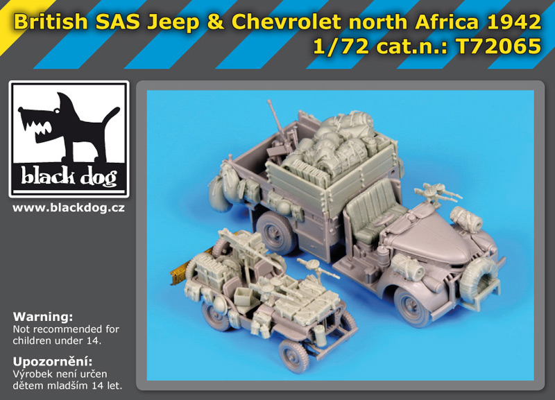 [사전 예약] T72065 1/72 British SAS jeep - chevrolet SAS for Dragon