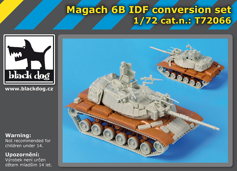 [사전 예약] T72066 1/72 Magach 6 B IDF conversion set for Revell