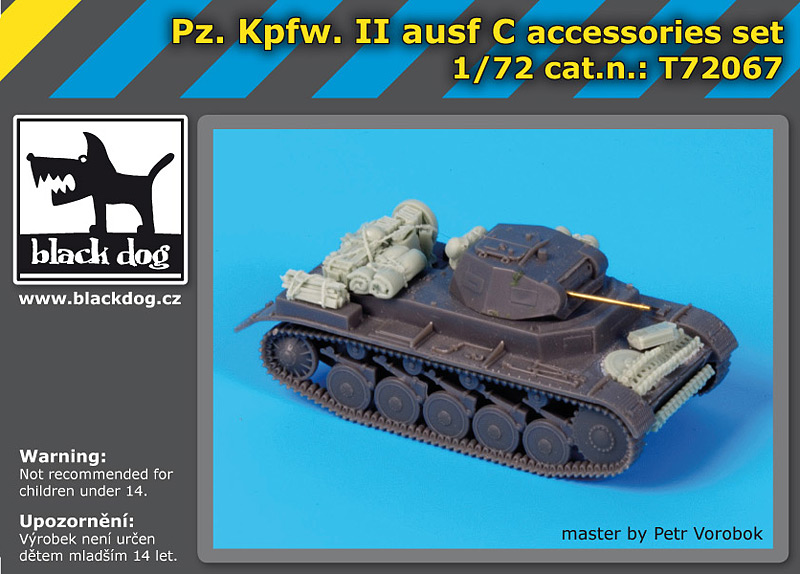 [사전 예약] T72067 1/72 Pz Kpfw II ausf C accessories set for S -model