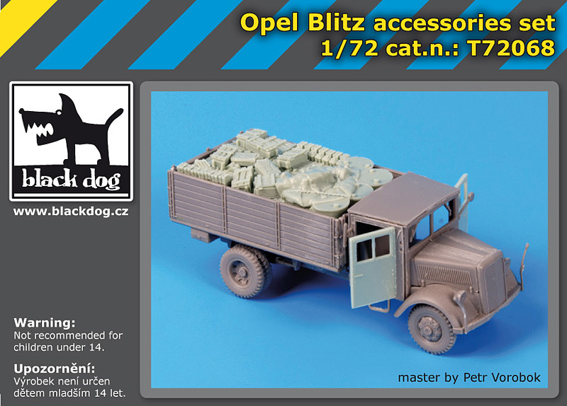 [사전 예약] T72068 1/72 Opel Blitz accessories set for Roden