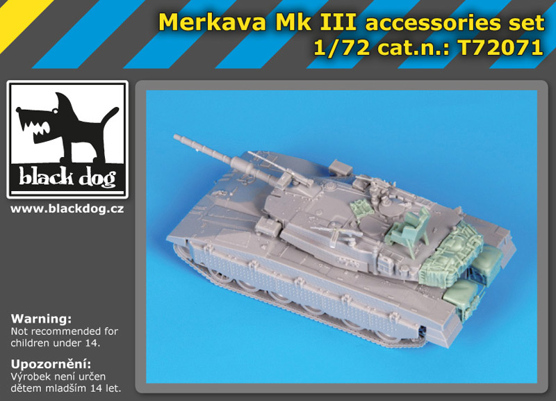 [사전 예약] T72071 1/72 Merkava Mk III accessories set for Trumpeter