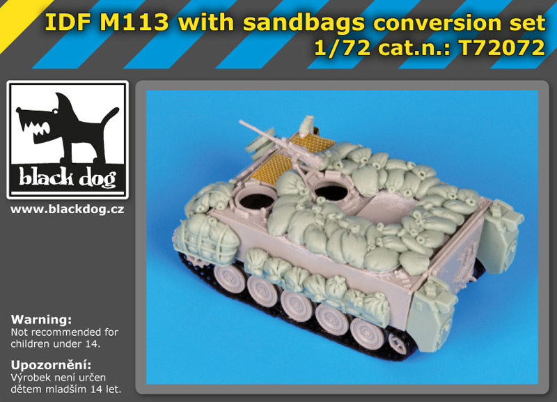 [사전 예약] T72072 1/72 IDF M113 with sandbags conversion set for Trumpeter