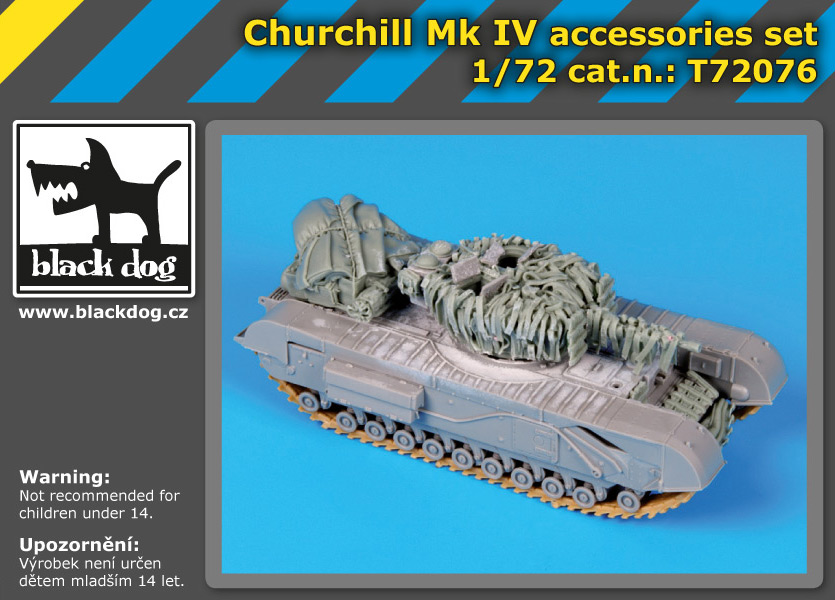 [사전 예약] T72076 1/72 Churchil Mk IV for Dragon