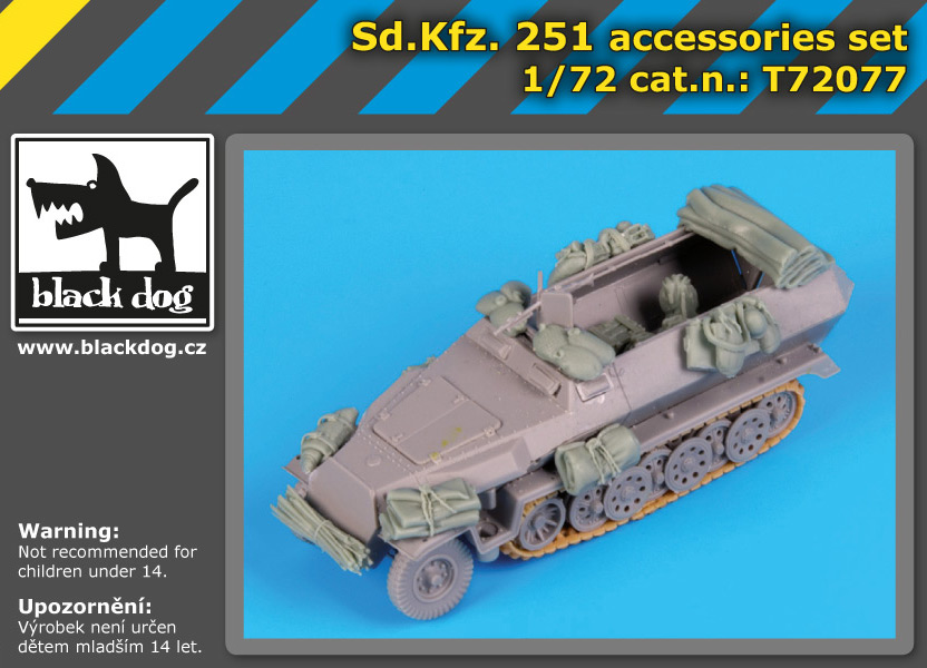 [사전 예약] T72077 1/72 Sd.Kfz.251 accessories set for Dragon