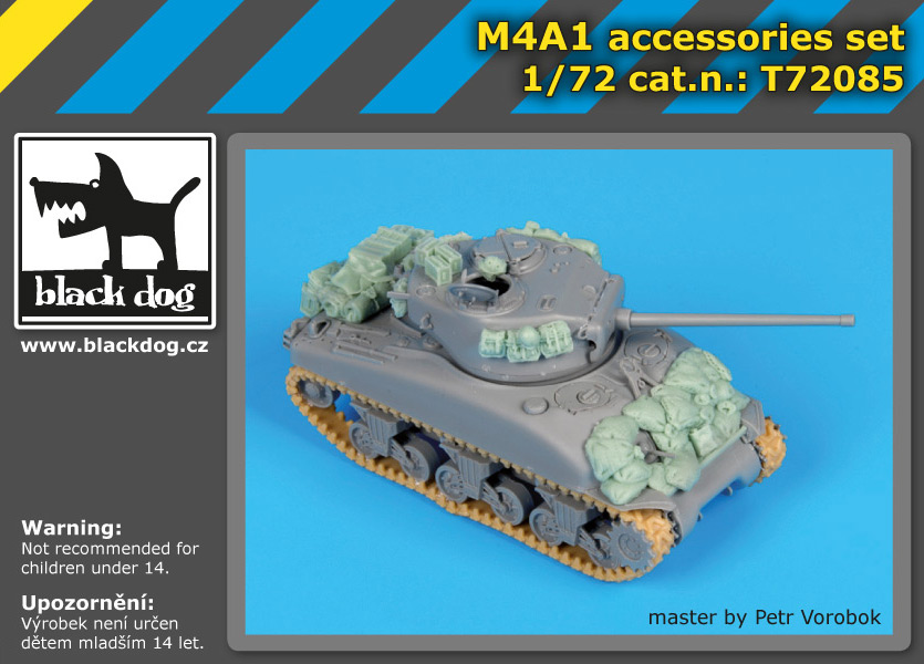 [사전 예약] T72085 1/72 M4A1 accessories set for Dragon