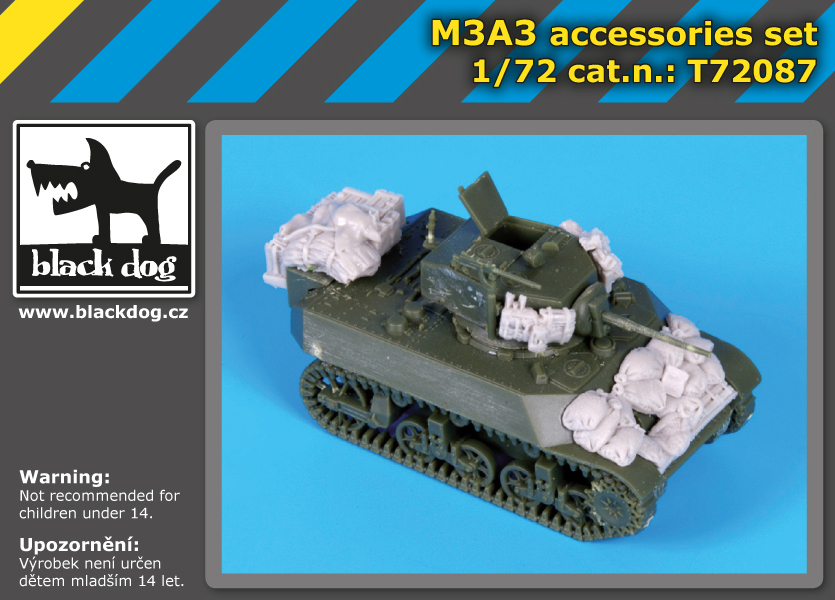 [사전 예약] T72087 1/72 M3A3 accessories set for S -model