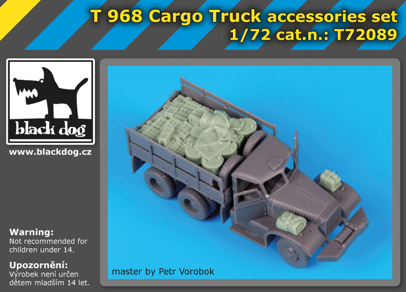 [사전 예약] T72089 1/72 T 968 Cargo Truck accessories set for IBG Models