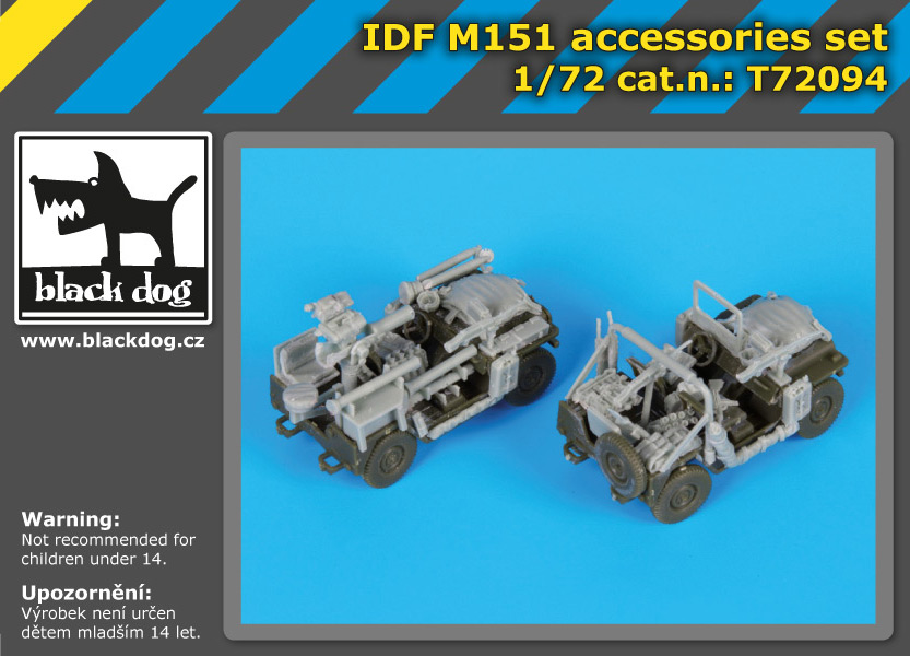 [사전 예약] T72094 1/72 IDF M-151 accessories set for S -model