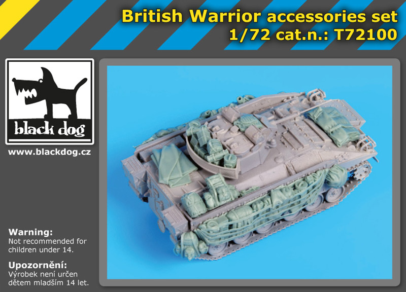 [사전 예약] T72100 1/72 British Warrior accessories set for Trumpeter