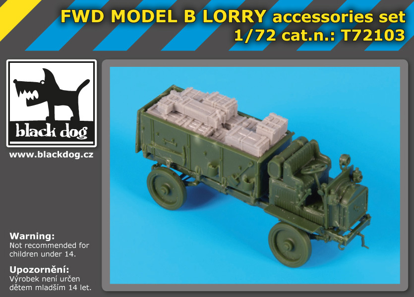 [사전 예약] T72103 1/72 FWD model B Lorry accessories set for Roden