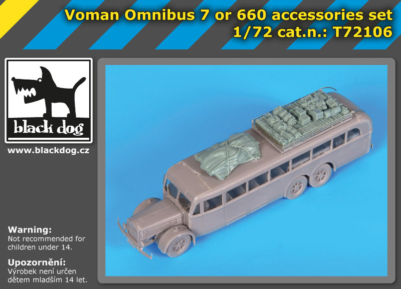 [사전 예약] T72106 1/72 Voman Omnibus 7 or 660 accessories set for Roden