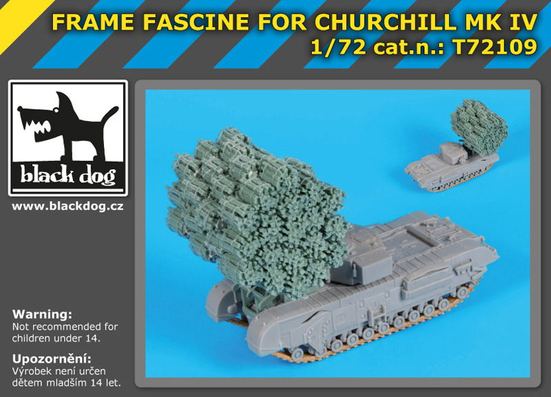 [사전 예약] T72109 1/72 Frame fascine for Churchill MK IV for Dragon