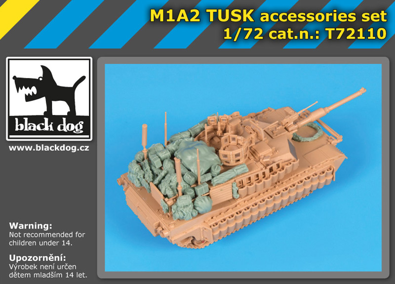 T72110 1/72 M1A2 TUSK accessories set for Tiger model