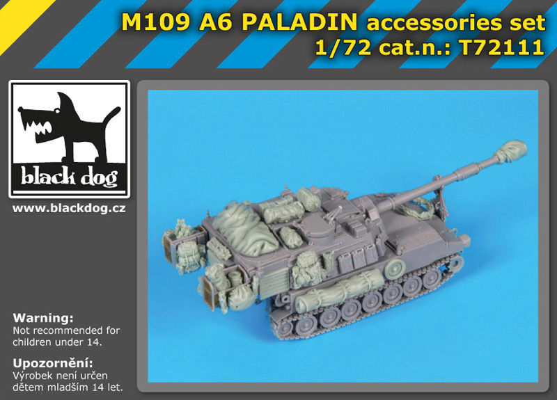 [사전 예약] T72111 1/72 M 109 A6 Paladin accessories set for Riich models