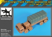 [사전 예약 ~3/17일] T72115 1/72 M 977 Cargo truck canvas accessories set for Academy