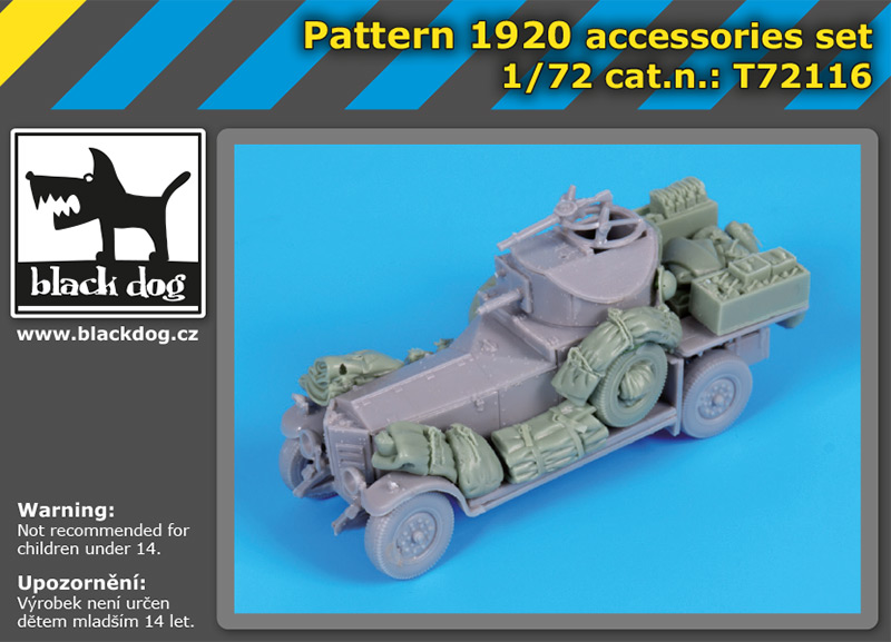 T72116 1/72 Pattern 1920 accessories set for Roden