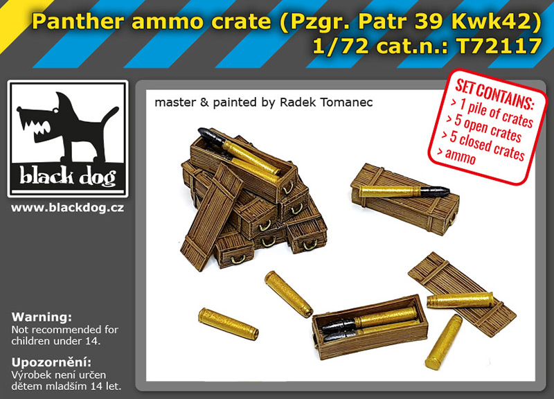 [사전 예약] T72117 1/72 Panther ammo crate