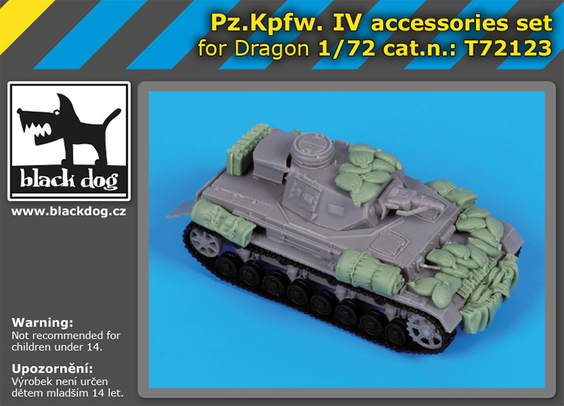 T72123 1/72 Pz.Kpfw IV accessories set for Dragon