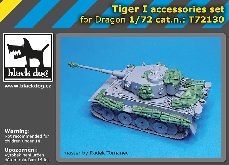 [사전 예약] T72130 1/72 Tiger I accesssories set for Dragon