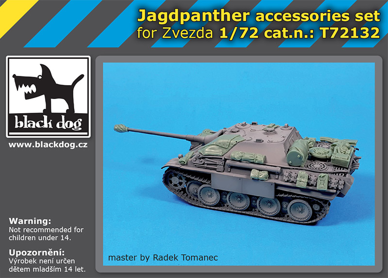[사전 예약] T72132 1/72 Jagdpanther accessories set for Zvezda