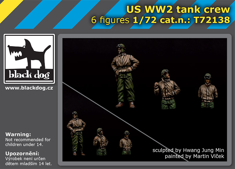 [사전 예약] T72138 1/72 US WW II tank crew