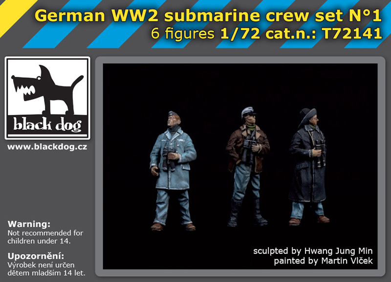 [사전 예약] T72141 1/72 German WW II submarine crew set N°1